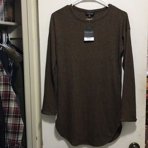 NWT topshop heathered brown tunic 4